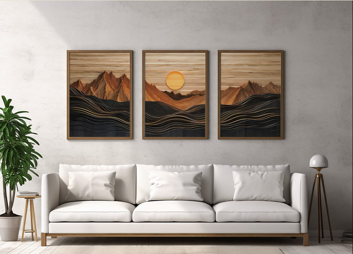 3D Sunset    (60 / 90 cm)